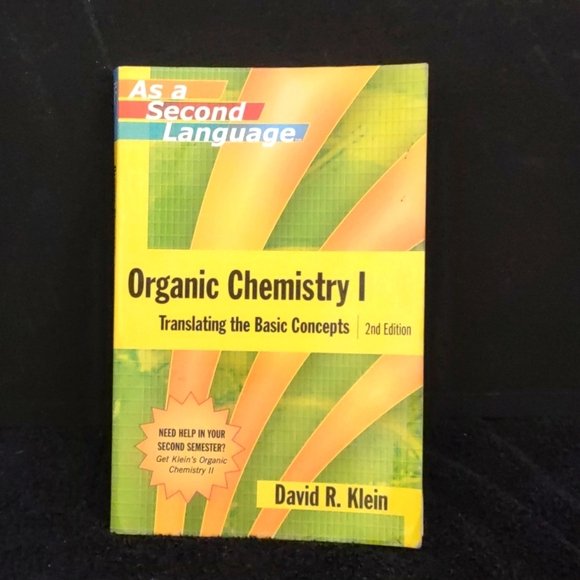 USED AS A SECOND LANGUAGE ORGANIC CHEMISTRY 1 TRANSLATING THE BASIC CONCEPT 2ND - Picture 1 of 14
